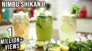 Nimbu Shikanji Recipe  Shikanji Recipe 3 Ways  Navratri Recipe  Shikanji Masala  Varun Inamdar [upl. by Arika243]