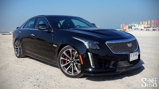 Cadillac CTSV  Walkaround and Driving Impressions [upl. by Sax]