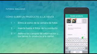 Tutorial Wallapop  Como subir un producto iPhone [upl. by Eiramanin]