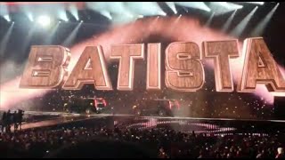 Batista entrance at WrestleMania 35  botch LIVE [upl. by Hogle]