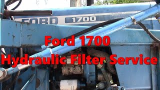 Ford 1700 Hydraulic Filter Screen Cleaning and Oil Change Service [upl. by Lionello820]