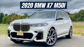 2020 BMW X7 M50i Review  A FAST Large Luxury SUV [upl. by Hamish]