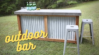 How to Build an Outdoor Bar [upl. by Darby]