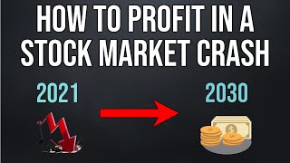 How To Profit From A Stock Market Crash For Beginners [upl. by Doralynn]