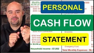 Create Your Own Personal Cash Flow Statement [upl. by Vano319]