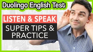 Listen and Speak Question Tips amp Practice  Duolingo English Test Speaking Practice [upl. by Whalen650]