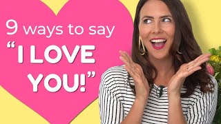 How to Say quotI Love Youquot in English  Valentines Day 💘 [upl. by Dnalor]