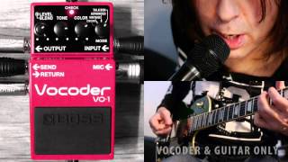 BOSS VO1 Vocoder Sounds and Settings [upl. by Iver]