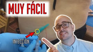 Como aplicar una INYECCIÓN INTRAMUSCULAR FÁCIL [upl. by Higgs]