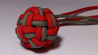 How to make a Double Globe Knot by ParacordKnots [upl. by Atinev]