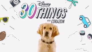 30 Things with Corazon  Pup Academy  Disney Channel [upl. by Teerell]