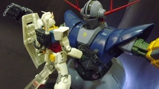 Gundam Stop motion  RX782 VS Zeong 100 subscribers Special [upl. by Assin]