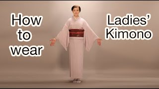 How to wear ladies kimono comfortably [upl. by Aysab]