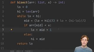 Binary Search  A Different Perspective  Python Algorithms [upl. by Arrik]