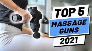 Top 5 Best Massage Gun of 2021 [upl. by Aneekan231]