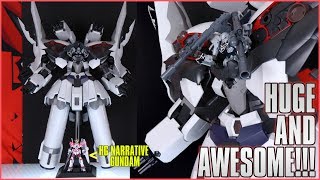 The Biggest Baddest Gundam Model Kit HG Neo Zeong Narrative Review [upl. by Miehar]