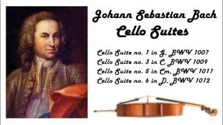 Johann Sebastian Bach  Cello suites in 432 Hz great for reading or studying [upl. by Madden]