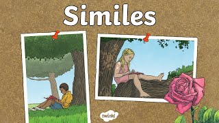 What Is A Simile  Similes For Kids KS2 [upl. by Millar]