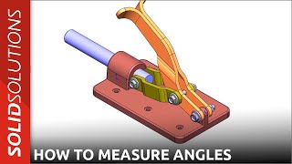 How to Measure angles in SOLIDWORKS [upl. by Hashim]