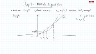 Vidéo 3 Méthode de point fixe [upl. by Melamed]