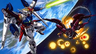 Wing Zero vs Epyon Gundam Wing ending [upl. by Etem]