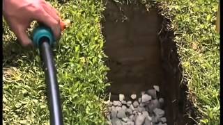 Installing an Underground lawn irrigation system [upl. by Nadaba]