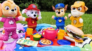 बच्चों के लिए बेस्ट टॉय लर्निंग वीडियो  Paw Patrol Snuggle Pup Picnic [upl. by Xuerd115]