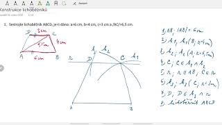 7ročník Konstrukce lichoběžníků 1 [upl. by Iadrahs]