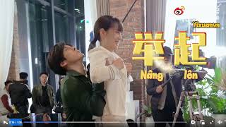 ENGLISH SUB Wei ZheMing lifted Hu YiXuan up Unforgettable Love Behind The Scenes [upl. by Everest110]