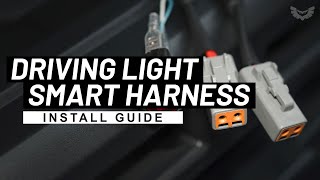 How to wire LED light Bar or Driving Lights to High Beam STEDI Smart Harness [upl. by Panayiotis806]