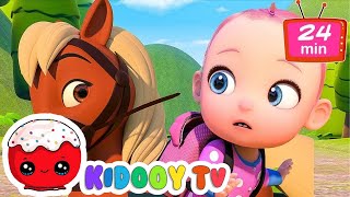 Horsey Horsey Dont You Stop More By KidooyTv Nursery Rhymes for Kids Children [upl. by Nyladgam]