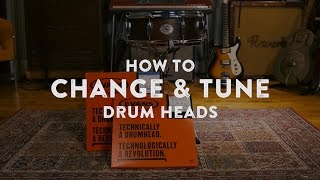 How to Change amp Tune Drum Heads [upl. by Nivlam]