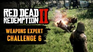 Red Dead Redemption 2 Weapons Expert Challenge 6 Guide  Kill 4 enemies with a stick of dynamite [upl. by Aicilihp]