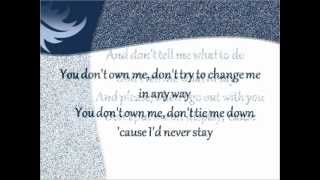 Lesley Gore  You Dont Own Me lyrics [upl. by Nosrettap]