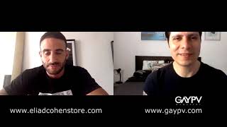 Eliad Cohen interview with GAYPV Magazine Puerto Vallarta Part 1 [upl. by Nelram192]