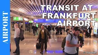 TRANSIT WALK AT FRANKFURT Airport FRA Terminal 1  Connection Flight Transfer Arriving amp Departing [upl. by Yniffit666]