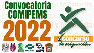 CONVOCATORIA OFICIAL COMIPEMS 2022 [upl. by Wit]