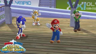 Mario amp Sonic at the Olympic Winter Games Wii 4K  Festival Mode Team [upl. by Bowerman823]