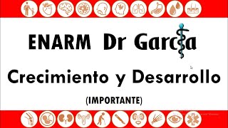 Crecimiento y Desarrollo para el ENARM  Dr Garcia [upl. by Aliet]