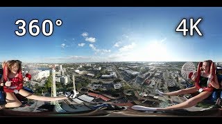 World tallest Sling Shot 360° onride 4K POV Magical Midway [upl. by Sterling]