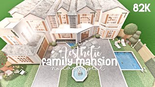 Aesthetic Family Mansion No Large Plot  Bloxburg Build [upl. by Cohlier177]