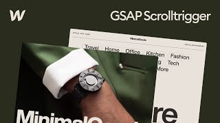 GSAP Scrolltrigger for Advanced Scroll Interactions in Webflow [upl. by Areema917]