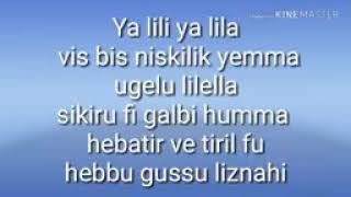 Yalili yalila lyrics song [upl. by Ailecnarf]