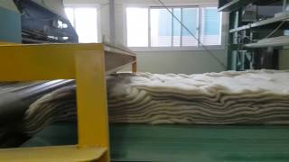 natural fiber nonwoven prodution process [upl. by Griffis]