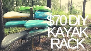 DIY Kayak Rack Build  EASY [upl. by Cale]