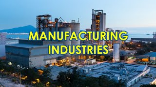 MANUFACTURING INDUSTRIES  PART 1  CBSE CLASS 10 GEOGRAPHY [upl. by Fitzger]