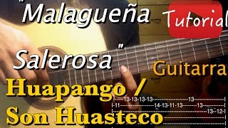 Malagueña Salerosa  Huapango TutorialCover Guitarra [upl. by Iteerp]