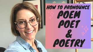 Learn to Pronounce POEM POET POETRY  American English Pronunciation Lesson learnenglish [upl. by Dao]