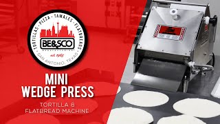 Tabletop Tortilla Machine Restaurant Style  Mini Wedge Press [upl. by Hnilym]